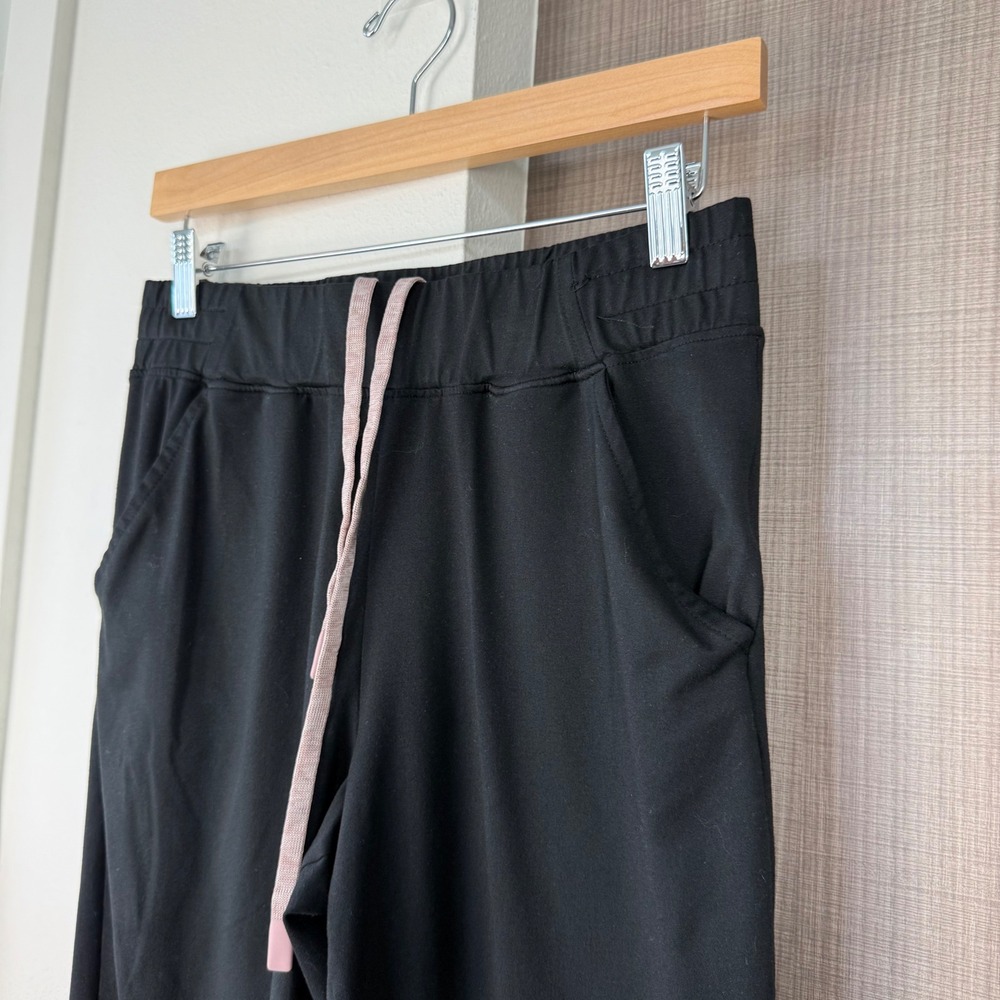 Varley Black Siena‎ Fluid Stretch Jersey Pants Jogger Tapered Size Small - Picture 5 of 13